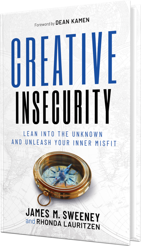 Official cover - 3D version Creative Insecurity: Lean Into The Unknown And Unleash Your Inner Misfit